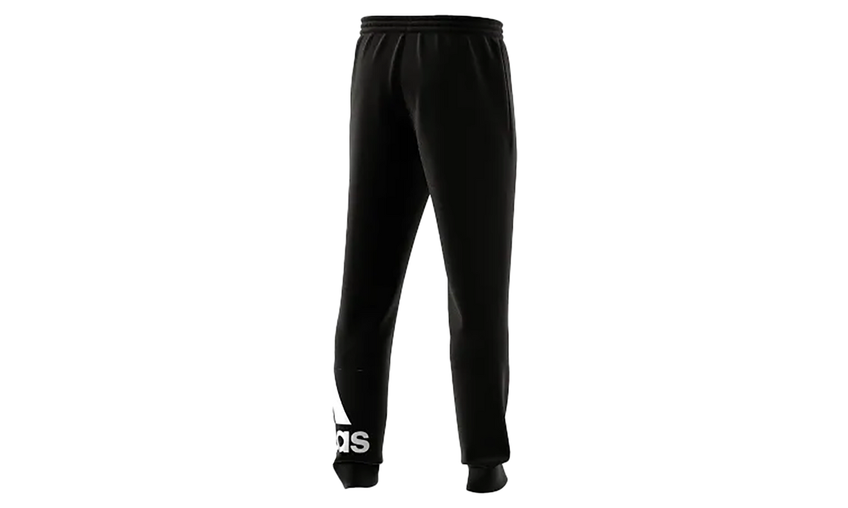 Essentials French Terry Tapered Cuff Logo Pants "Black / White" GK8968