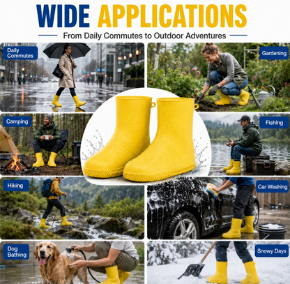 Waterproof Rain Shoe Covers – Heavy-Duty Anti-Slip Protection for Shoes on Rainy Days
