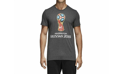 World Cup Emblem Tee "Dark Grey Heather" DM1299