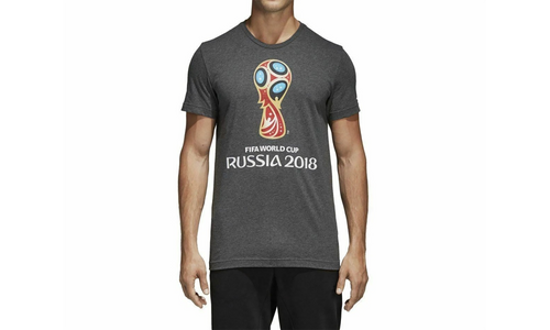 World Cup Emblem Tee "Dark Grey Heather" DM1299