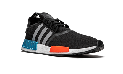 NMD_R1 "Black / Silver / Solar Red" FY5727