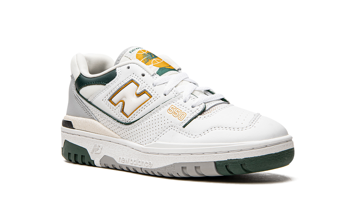 550 "White / Nightwatch Green" BB550PWC