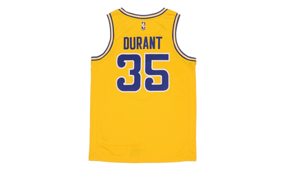NBA Golden State Warriors Jersey "Yellow- Durant Gold Hardwood Classics Swingman Jersey" AJ3878 729