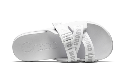 Men's Chillos Slide "Stadium Goods x Chaco - Whiteout" JCH199785