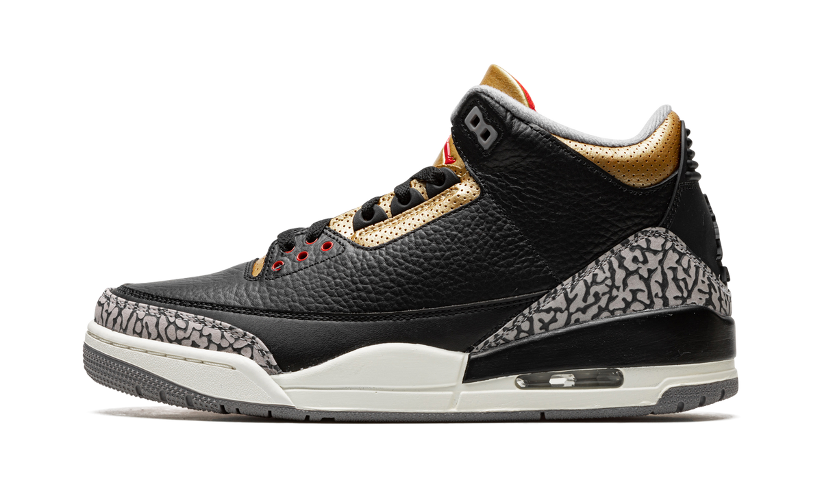 AIR JORDAN 3 WMNS "Black Cement Gold" CK9246 067