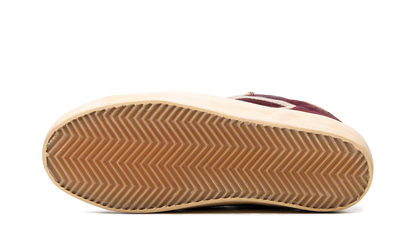 SUPER-STAR PENSTAR SUEDE UPPER CRYSTAL PENSTAR SKATE STAR VINTAGE LEATHER HEEL SIGNATURE FOXING "WINE RED BLACK"