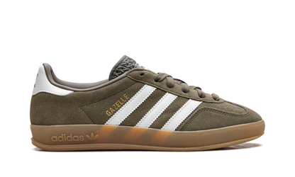 Gazelle Indoor "Olive Strata Cloud White Gum" JQ0174