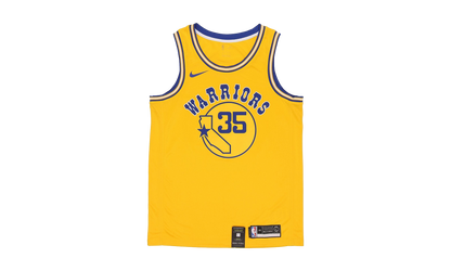 NBA Golden State Warriors Jersey "Yellow- Durant Gold Hardwood Classics Swingman Jersey" AJ3878 729