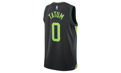 NBA JAYSON TATUM BOSTON CELTICS SWINGMAN JERSEY "Black/Pro Green/Action Green" FQ4335 011