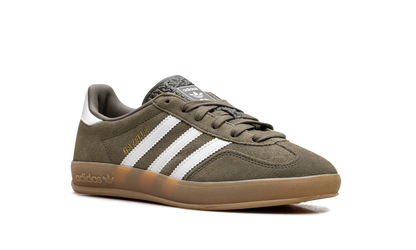 Gazelle Indoor "Olive Strata Cloud White Gum" JQ0174