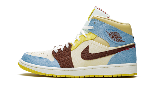Air Jordan 1 Mid SE "Maison Chateau Rouge Fearless" CU2803 200