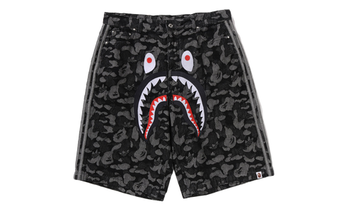 Shark Denim Jorts "Bape - Black" KF4917