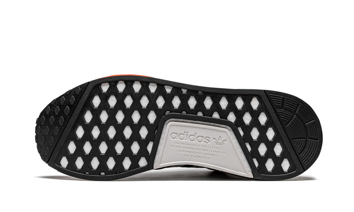 NMD_R1 "Black / Silver / Solar Red" FY5727
