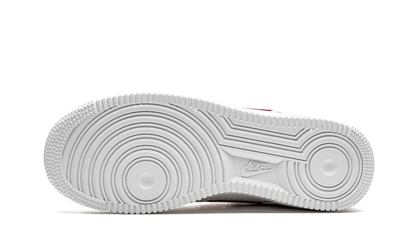 AIR FORCE 1 LO ESSENTIAL MNS WMNS "White / Gym Red"